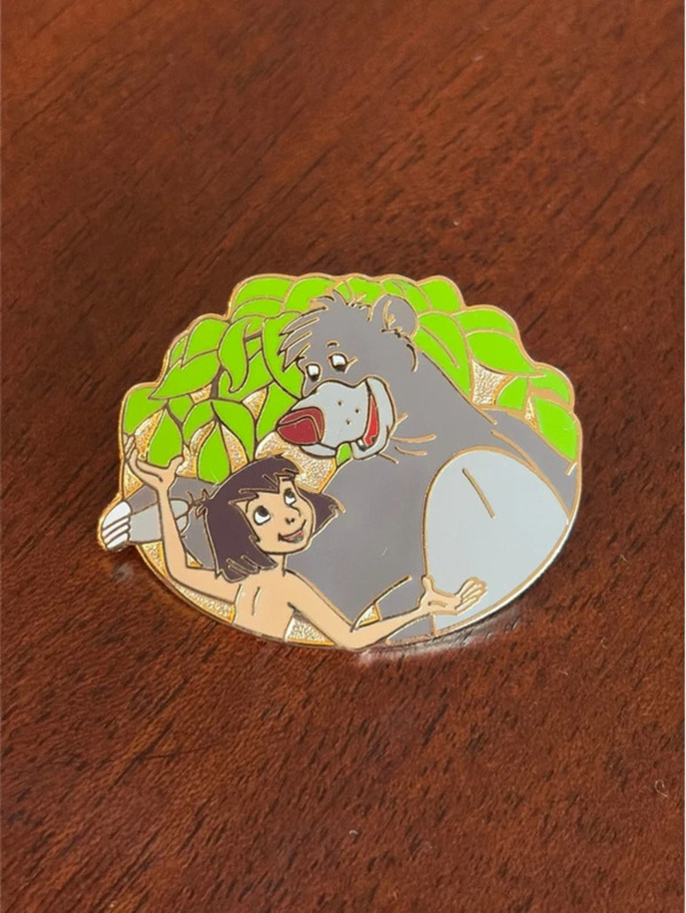 Disney WDW 2003 Cast Lanyard Series 2 Jungle Book Baloo & Mowgli Trading Pin